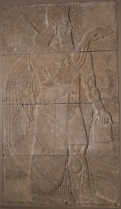 Assyrian Relief with Winged Genius, Walters Art Museum, Wikimedia
