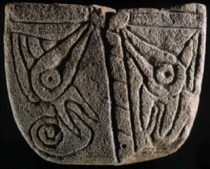 Ramey Peet Tablet found at Cahokia Mounds, Illinois 